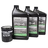 Polaris 2881696 PS-4 5W-50 Full Synthetic 4-Cycle Oil Change Kit RZR XP 4 Turbo - Image 1