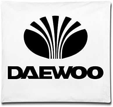 Daewoo Logo 18 X18 Inch Pillow Cushion Cover White