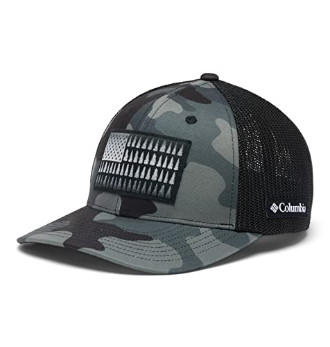 Image of Columbia Unisex Adult PFG Logo Mesh Ball Cap