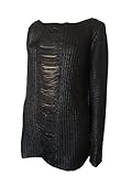 Liebeskind Berlin WS4135000 Damen Strickpullover, glänzend, Größe L