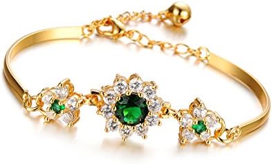 Bracelets for Women 18K Gold Plated Jewelry for Women with Diamond Bracelet Adjustable