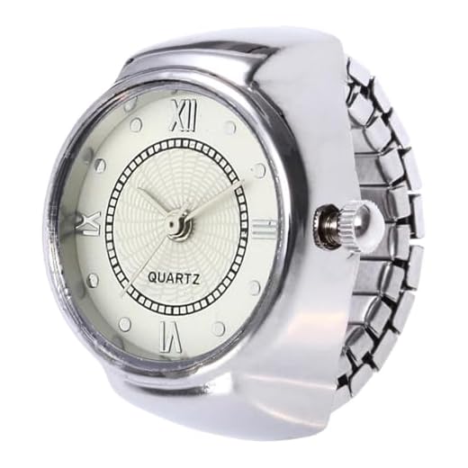 Montre anneau – Montre à bague pour homme | Montres à doigts ronds | Montres créatives portables pour femmes | Montre anneau de montre pour homme | Petit accessoire de mode pour fête