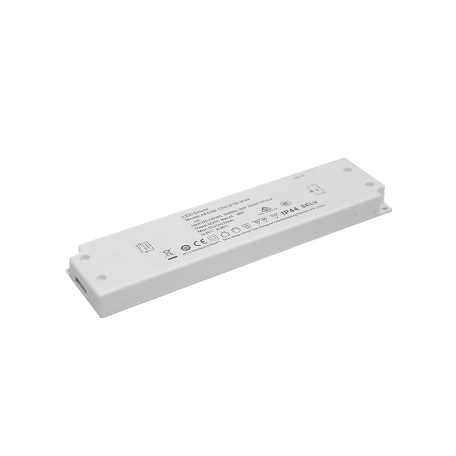 Alimentation tension constante 12V48W AED48-12VLSTB-IP44 interrupteur tactile