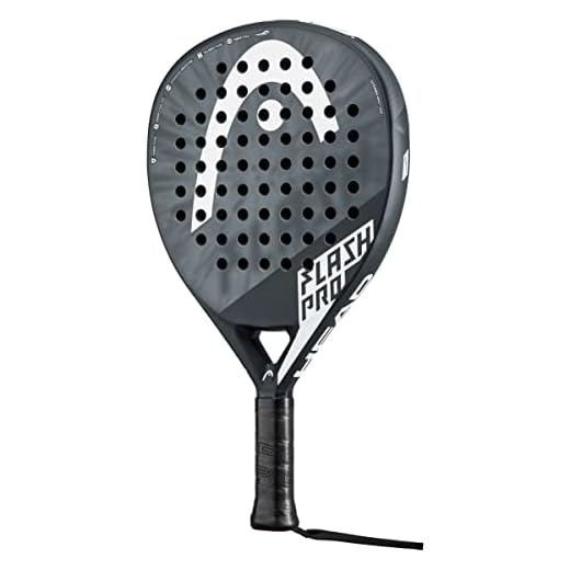 HEAD Flash Pro 2023, Pala De Pádel Unisex Adulto, Black/white, Talla Única