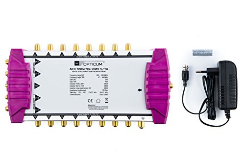 Multischalter 5×16 Opticum OMS 5/16p mit vergoldeten Kontakten