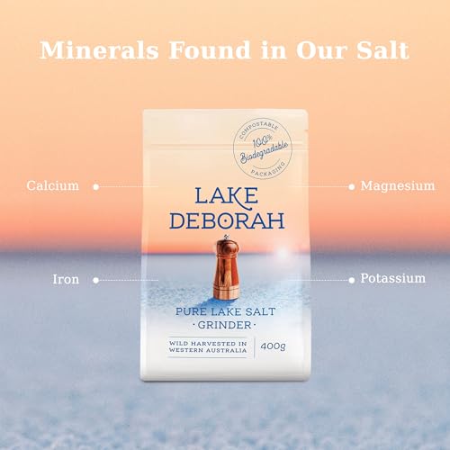 Lake Deborah Sal en Molino 400 g Natural miniatura 3