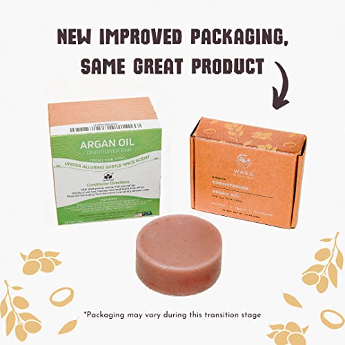 Clever Yoga Conditioner Bar For All Hair Types - Perfect Travel Bar Conditioner For Hair - Vegan Solid Conditioner Bar For Full And Frizz Free Hair (Argan Oil 1Bar) #TOP1