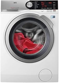 AEG L7FEC146R 7000 Series Freestanding Washing Machine with ProSteam Technology, 10kg load, 1400rpm spin, White, Decibel rating: 51, EU Acoustic Class: A