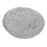 NOLITOY Wetterfester Resin Hundegedenkstein für Garten und Außenbereich Kompakt Langlebig Stilvolle Haustiergrabstätte als Liebevolles Andenken an Ihren Hund Vielseitig für Garten Balkon