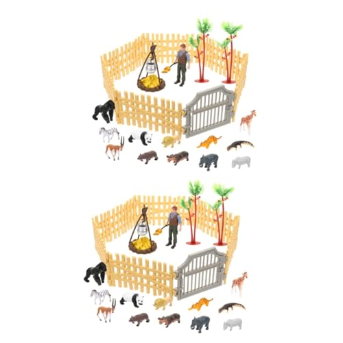 YARNOW 2 Conjuntos Simulação Fazenda Rancho Kit De Ferramentas Para País Brinquedos Realistas De Ani