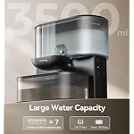 Wireless Cat Water Fountain No Filters, Wastewater Separation, FEELNEEDY Stainless Steel Bowl, 3.5L Pet Water Fountain for Cats & Dogs Dispenser, Black - Image 5