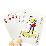 QkonkgnS Jumbo Playing Cards 5X7 Inch Large Deck of Cards Big Card Games for Families Oversized Casino Party Decorations Giant Professional Poker Cards