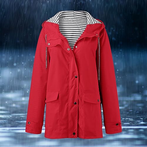 Sudadera con capucha para mujer chaqueta impermeable con cremallera 2
