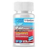 GenCare - Extra Strength Acetaminophen PM 500 mg (375 Tablets) | Value Saving Pain Relief & Sleep Aid for Adults | Works Fast & Non Habit Forming Headache Medicine | Helps with Aches & Joint Pain