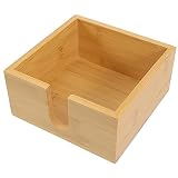 Hemobllo Soporte De Servilletas De Madera Decorativo Para Mesas Organizador De Servilletas Resistente Para Cocina
