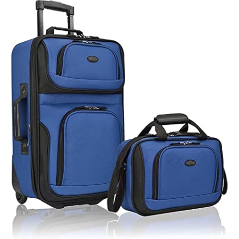 U.S. Traveler Rio Expandable Carry-on Luggage Set Cover