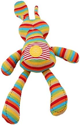 Abaodam 3pcs Toys for Infants Toddler Toys Calming Toys for Kids Stripe Bunny Toy Plush Toy Baby Doll Rabbit 7 41sbdsMyVZL. AC