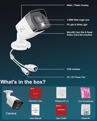 Anpviz 5MP Bullet PoE IP Camera Outdoor, Wired Security Camera - image 9