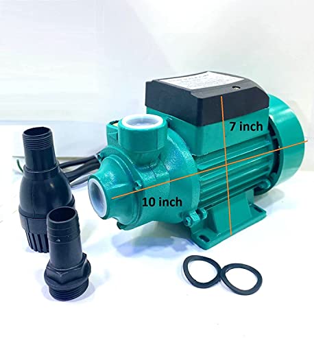 Image of Flojoy Asian Pumps & Machineries 24v Solar Surface Booster Water Pump Brush Type 45-50 Feet for Sprinkler Irrigation, Openwell, Aquarium, Marine & fountain 250w