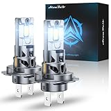 AtomBulb H7 Bulbs, 40000LM 6500K Cool White, 1:1 Mini Size, 1000% Super Bighter H7...