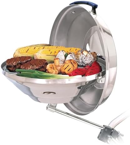 Magma Marine Kettle Charcoal Grill with Hinged Lid Party Size