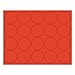 Interchangeable Magnetic Characters, Circles, Red, 3/4" Dia., 20/Pack