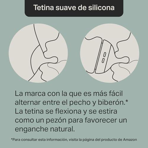 Miniatura 7 de Tommee Tippee Biberón, Biberón Anticólicos Óptimo, 260 Ml, Con Tetina Anatómica Para Agarre Natural, Varilla De Ventilación Anticólicos, Pack De 2