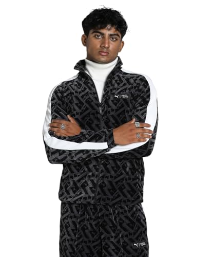Puma Mens X Squid Game T7 Iconic Track Ja Tracksuit Top Puma Black S