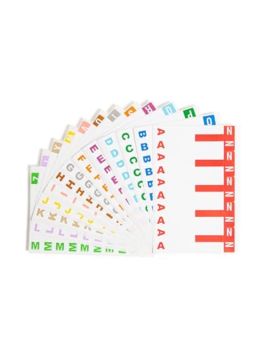 Étiquette nominative Smead AlphaZ NCC 67150 avec code couleur A-Z - 4