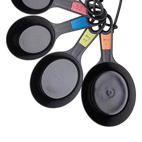 Kitchencraft Maatbekers En Lepels, Kunststof, KCMEASURE10PC, 10-Delig, Zwart - Image 6