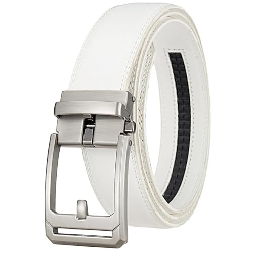 Men's 3.5Cm Genuine Leather Automatic Buckle Belt Business Casual Belt2