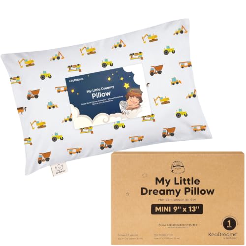 Mini Toddler Pillow with Pillowcase, 9x13 My Dreamy Pillow, Construction