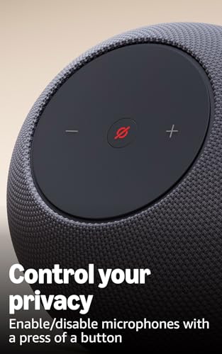 Image of Amazon Echo Studio (newest model), compact design, immersive spatial audio and Dolby Atmos, Designed for Alexa+, Glacier White