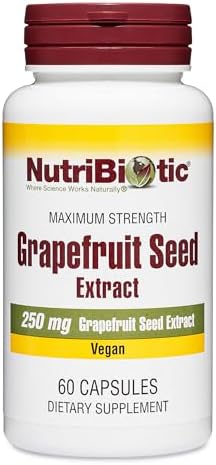 NutriBiotic, Grapefruit Seed Extract, 250 mg , 60 Capsules NBC-01006
