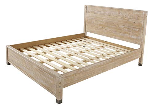 Camaflexi Baja Platform Bed, Queen Size, Brown #TOP4