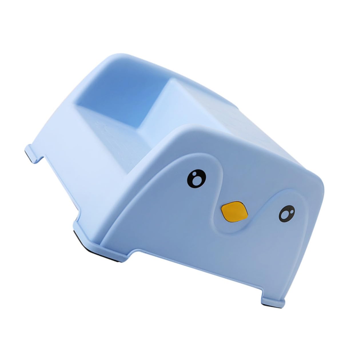 Marchepied enfant antidérapant bleu pour atteindre le lavabo sans glisser