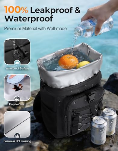 ISEYOU Rolltop Cooler Backpack