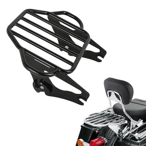 Porte-Bagages Dossier Sissy Bar Amovible pour Harley Touring Electra Glide Standard FLHT 2009+