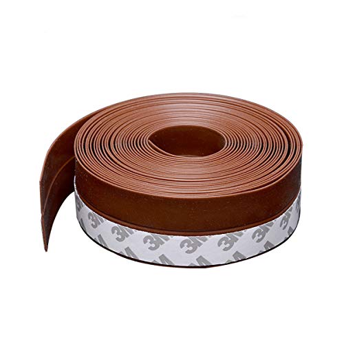 Desmontaje del tiempo,Tira de la junta de la puerta,Tira de sellado insonorizada para puertas y ventanas, 3M (marrón, ancho de 3,5 cm x 6 m)