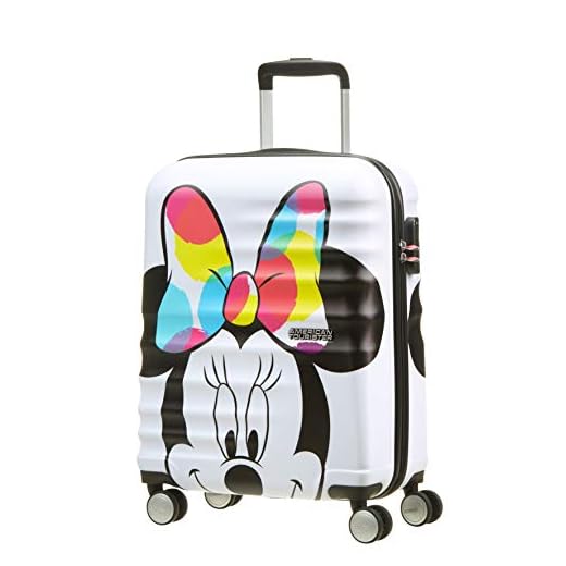American Tourister Disney Wavebreaker - Maleta Infantil, Spinner S (55 cm - 36 L), Multicolor (Minnie Close-Up)
