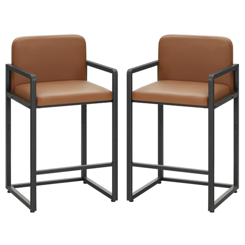 HOOBRO Bar Stools Set of 2, 26