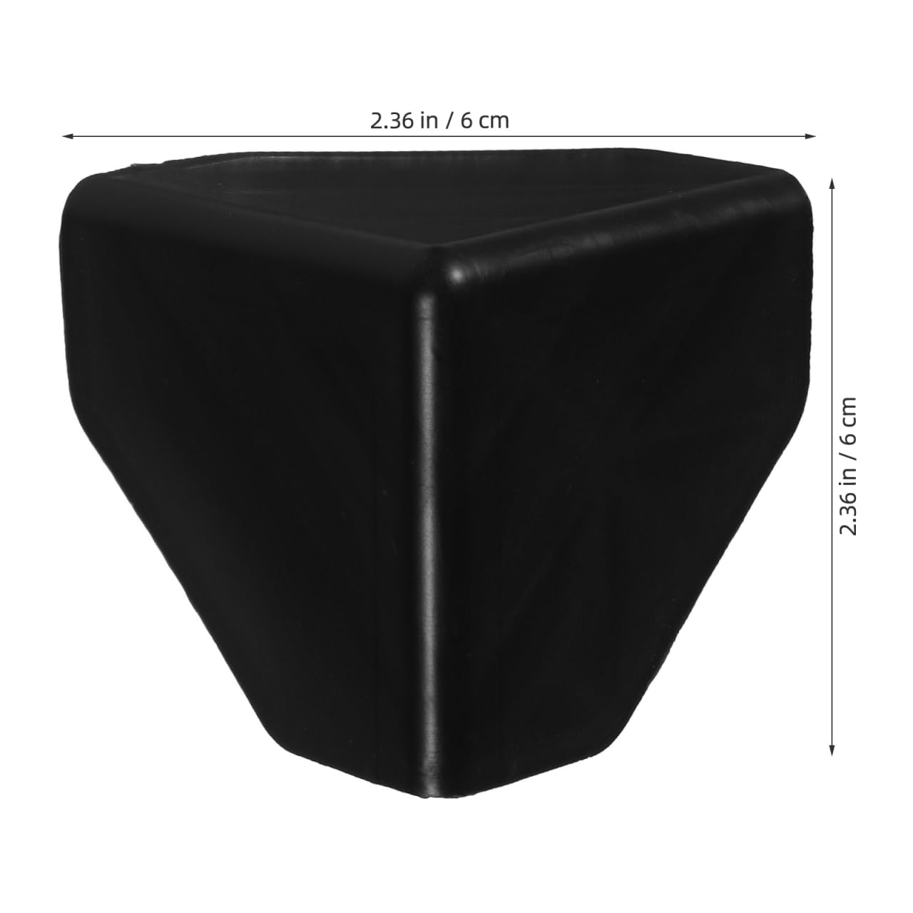 Garneck 100 Protections d'Angle en Plastique pour Cartons, Coins Renforcés 60X60X1Mm, Protection Anti-Chocs pour Emballage de Meubles et Transport Sécurisé