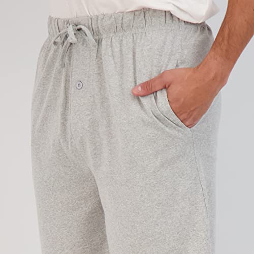 Real Essentials 3 Pack:Mens Cotton Ultra-Soft Knit Sleep Pajama Shorts & Lounge Wear (Available In Big & Tall) - Set 3, 3X4