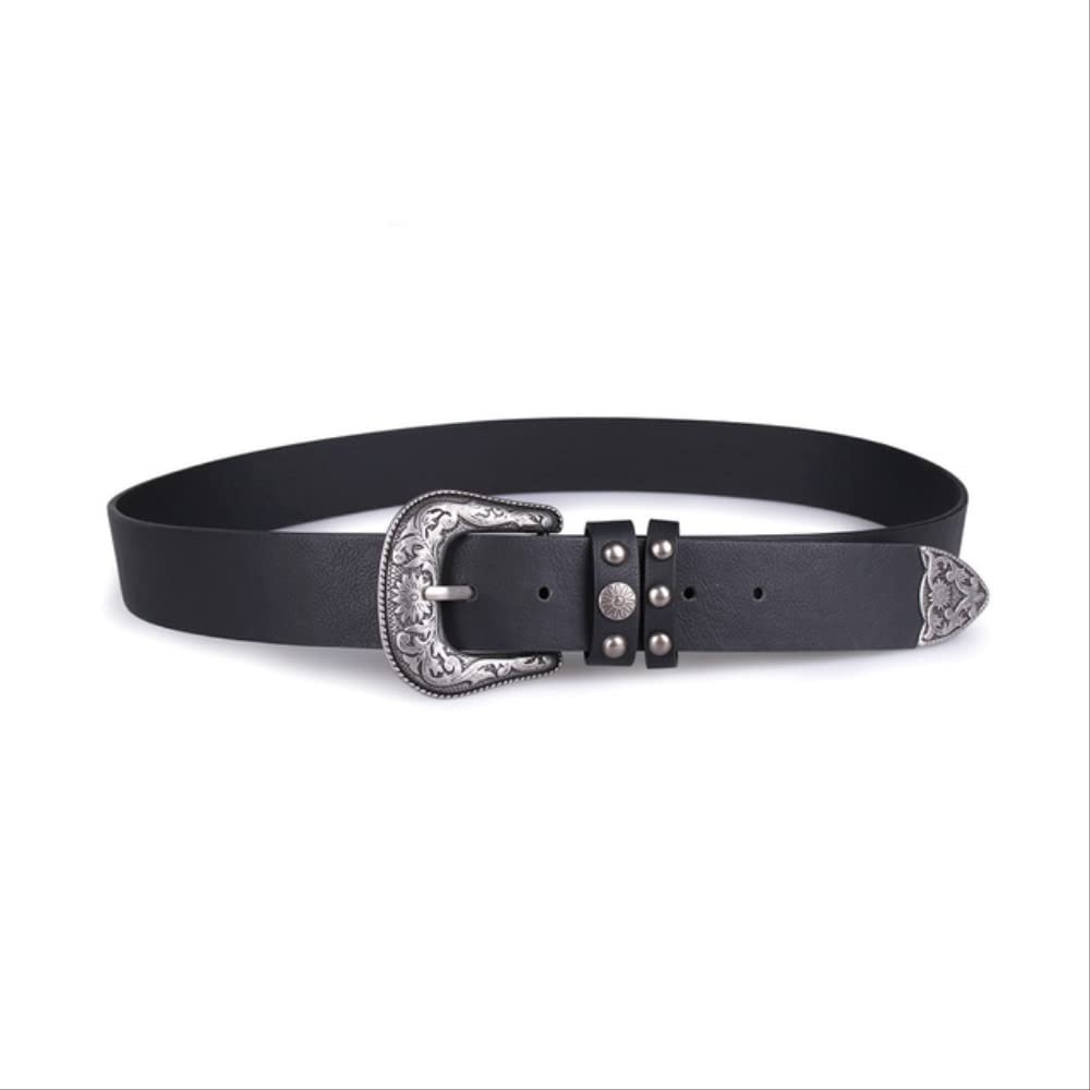 Gürtel für Damen Kleid Damengürtel Goldschnalle Taillengürtel Für Damenjeans Skinny Leather Strap Damengürtel