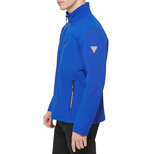 Image of GUESS Men's Softshell Long Sleeve 1 Chest Pocket Jacket