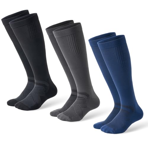 Image of Compression Socks for Women and Men,15-20 mmHg Support(3 Pairs)