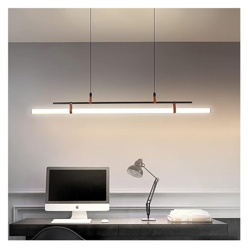 Lustre suspendu LED 46W plafonnier linéaire grand angle pour cuisine