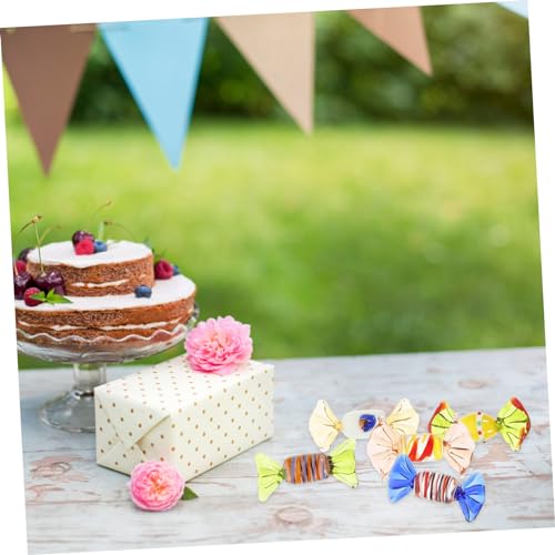 Adornos de dulces de vidrio de gran valor de colección y formas creativas 4