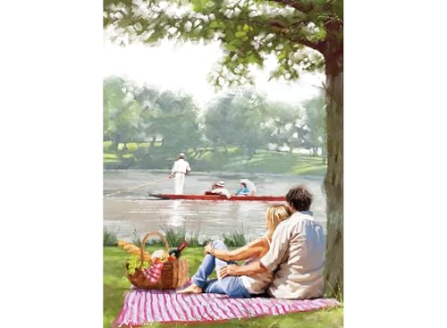 Anatolian Puzzle 1000 pi&egrave;ces : Pique-nique au Bord de la rivi&egrave;re