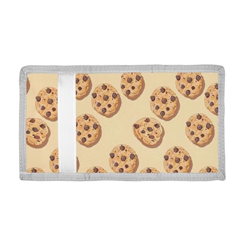 ALAZA Kids Wallets for Boys Girls Toddler Trifold Wallet Children Small Biscuits Cookies with Zipper Coin Pocket2